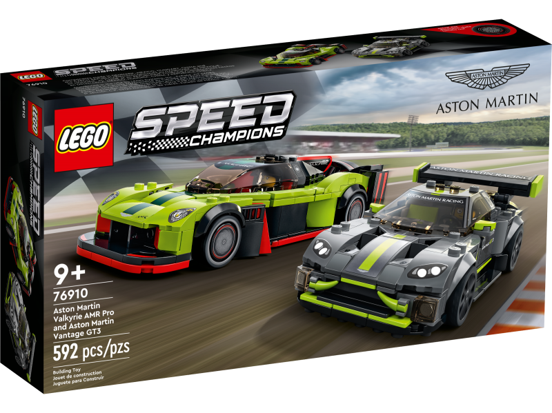 76910 speed champions Aston Martin Valkyrie AMR Pro en Aston Martin Vantage GT3