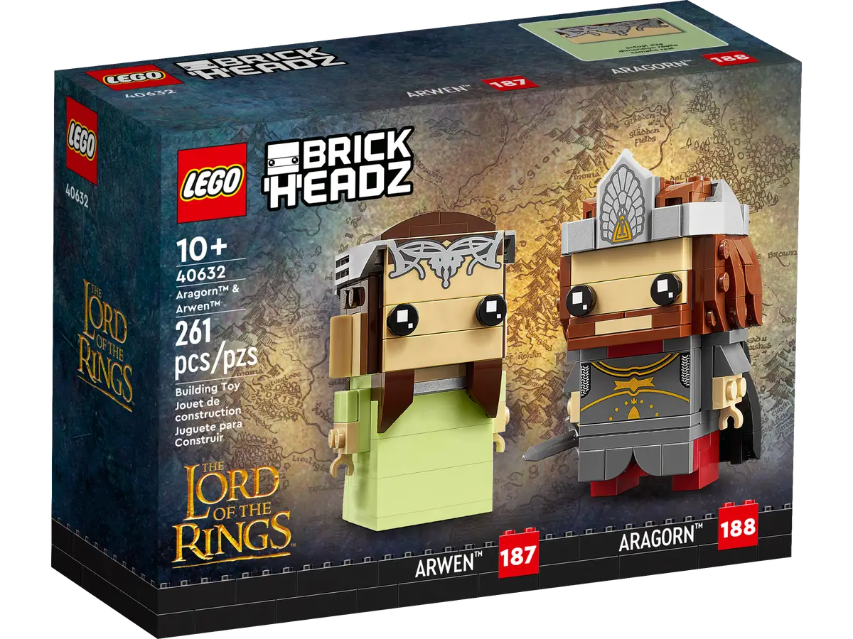 40632 Brick Heads Aragorn™ & Arwen™