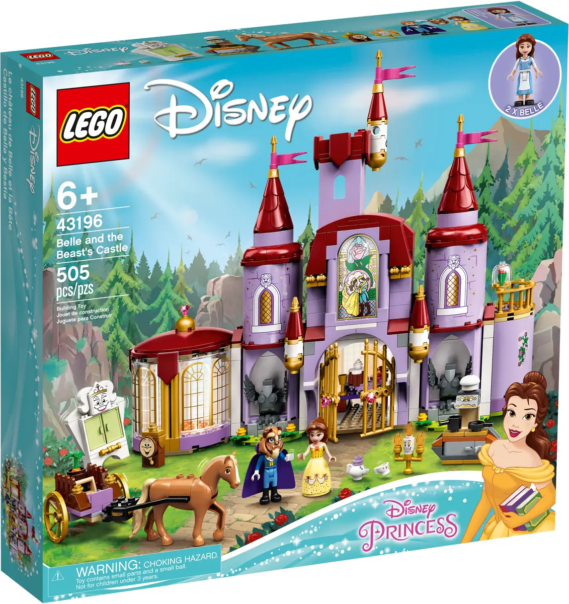 43196 Disney Belle en het Beest kasteel